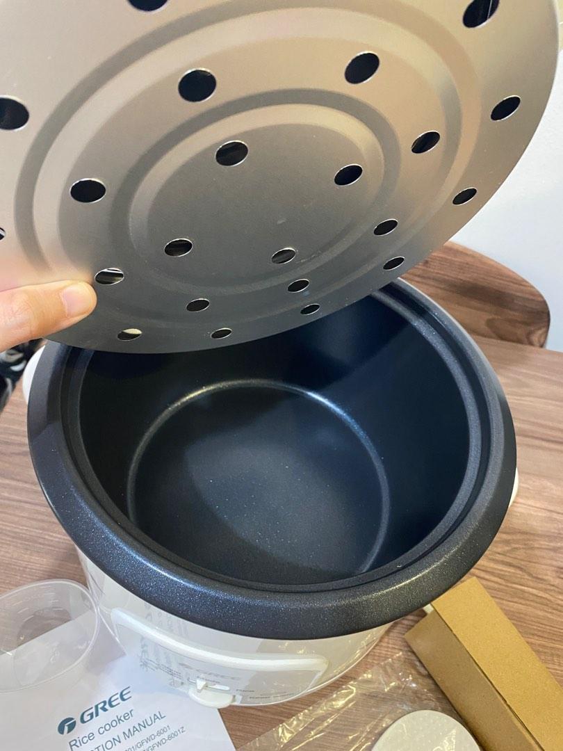 Gree 4L Rice Cooker w/ steamer, TV & Home Appliances, Kitchen