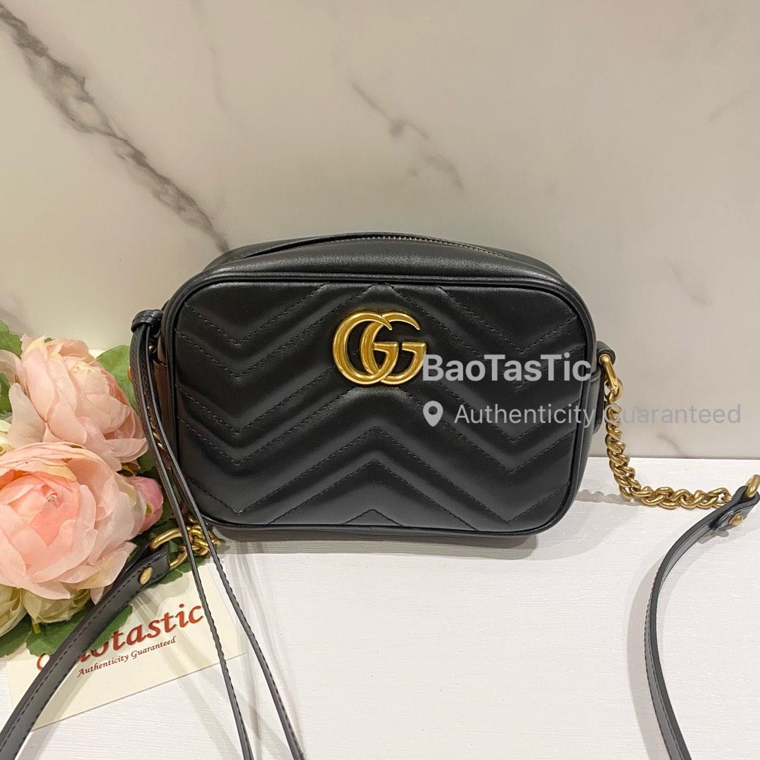 Gucci Marmont Camera Bag Mini, Luxury, Bags & Wallets on Carousell