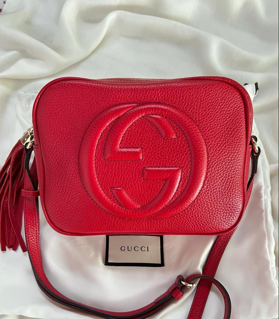 Gucci Soho Disco Bag Red small