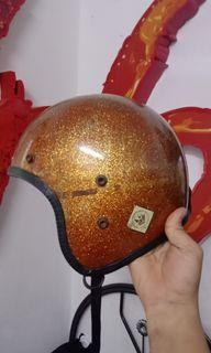 Helmet prestige metalflake gold