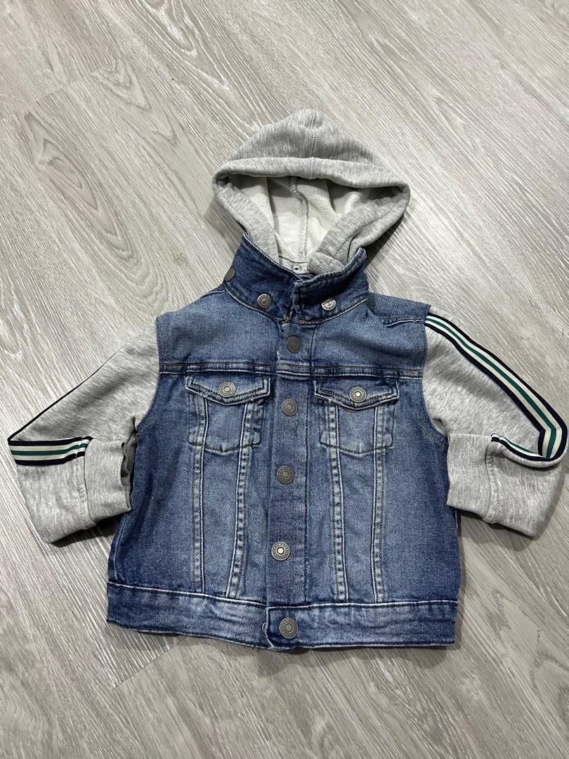 Hooded denim clearance jacket womens h&m