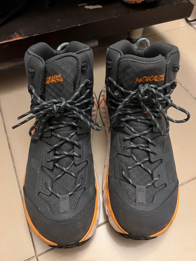 Hoka One One Men's Tennine Hike GoreTex GTX Hiking Boots, 男裝, 鞋, 靴 on