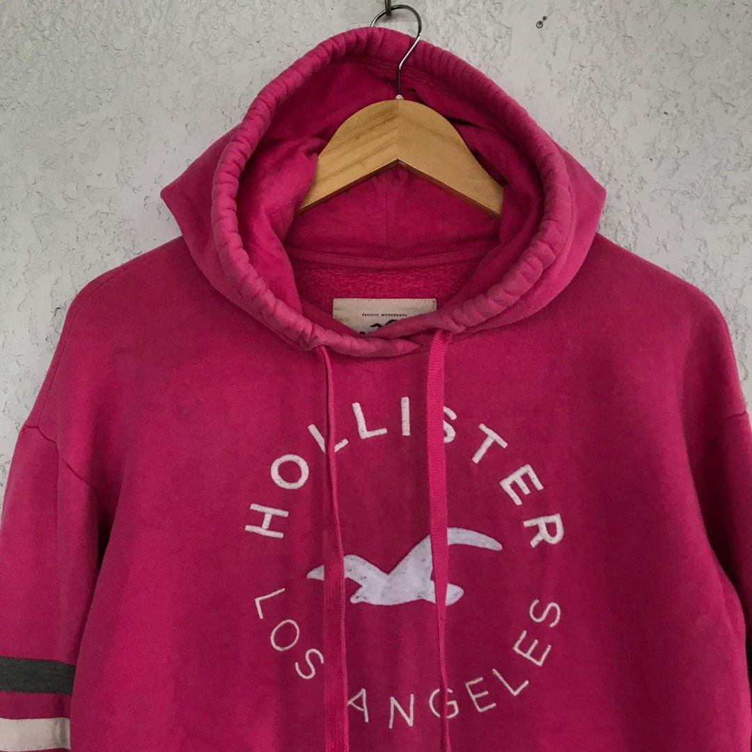 Hollister Los Angeles Red Pullover Hoodie Women Size Small