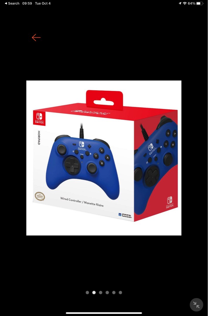 Hori Pad Nintendo Switch NSW155A, Video Gaming, Gaming Accessories