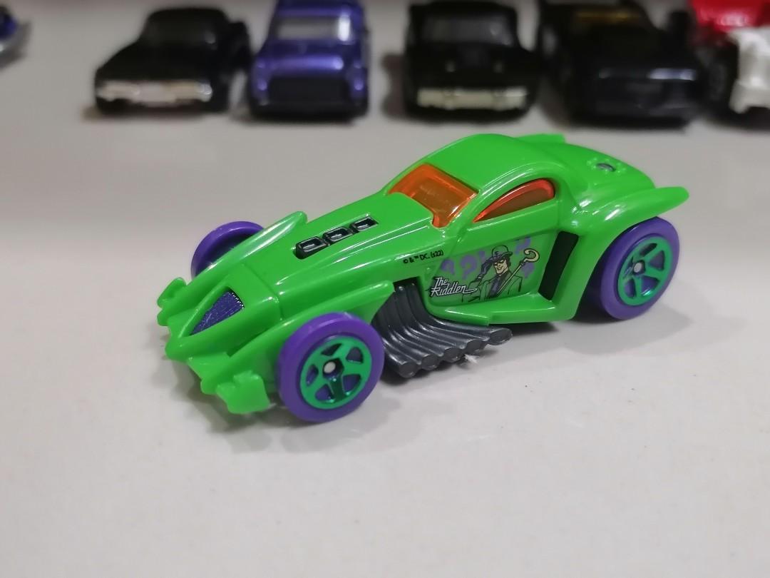 2022 Hot Wheels The Batman 5 pack Loose RIDDLER BURL-ESQUE (Green)