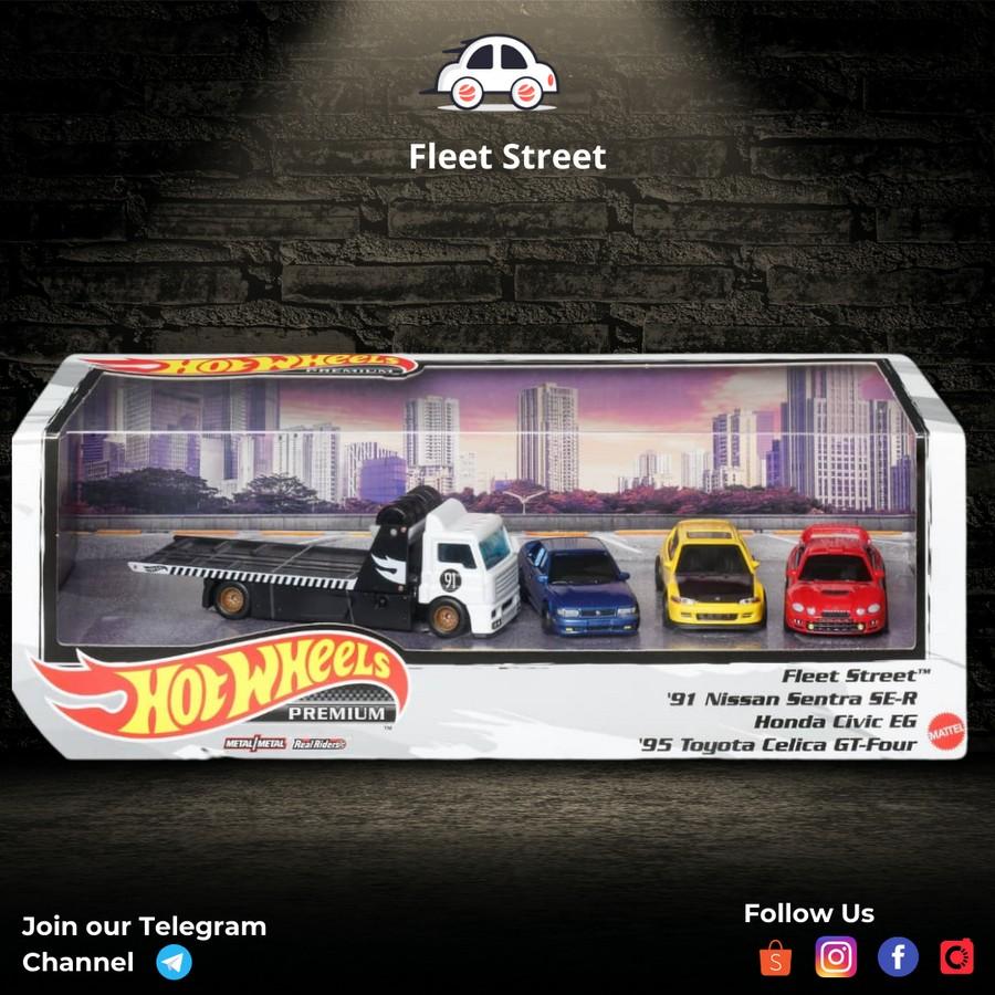 Hot Wheels Fleet Street Diorama Box, Hobbies & Toys, Toys & Games on