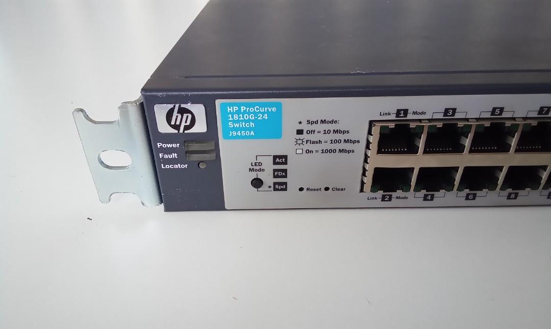 HP Switch ProCurve 1810G 24 J9450A, Computers & Tech, Parts