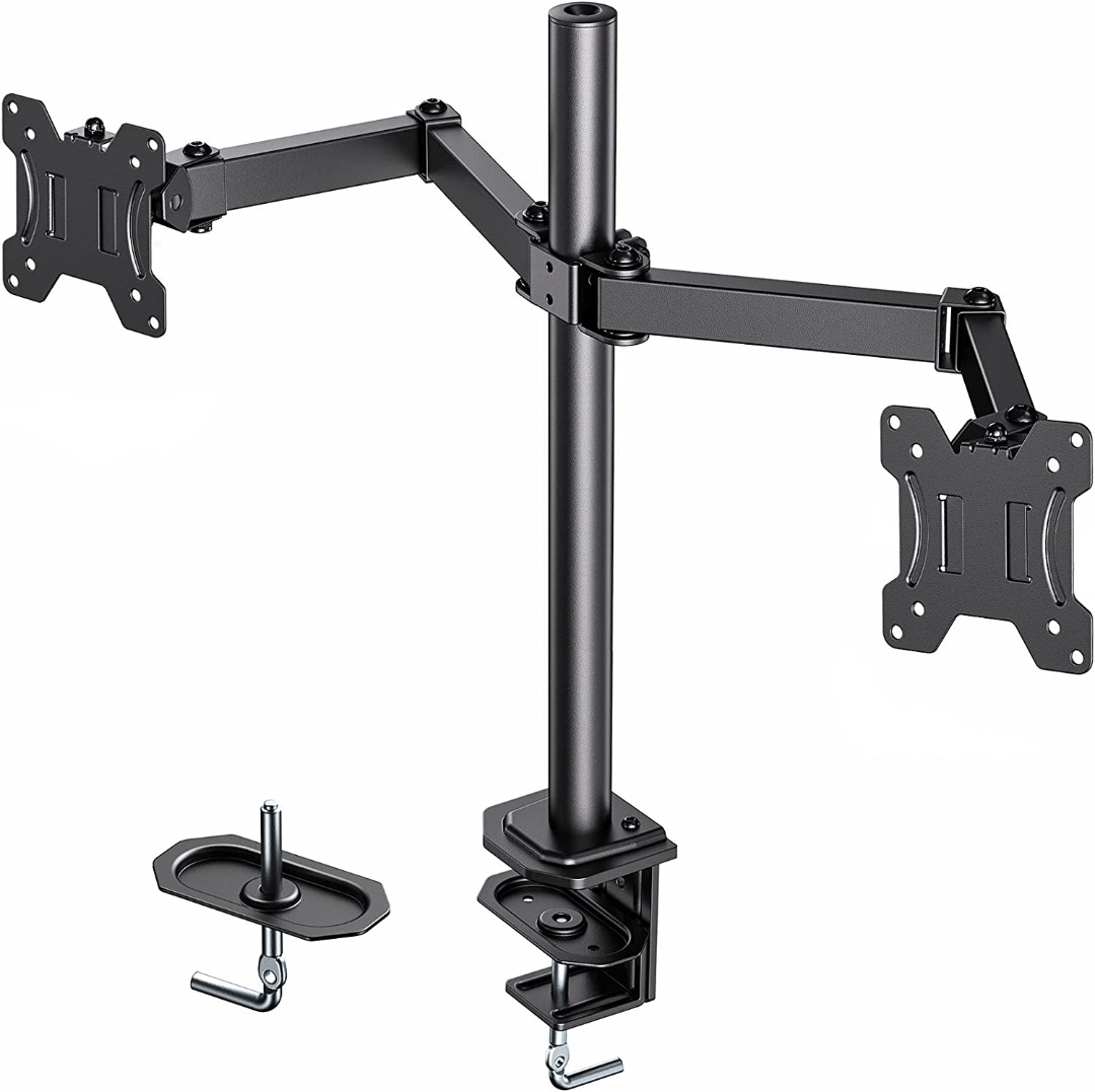 HUANUO Dual Monitor Arms Desk Mount for 13 to 27 inch (HNCM7