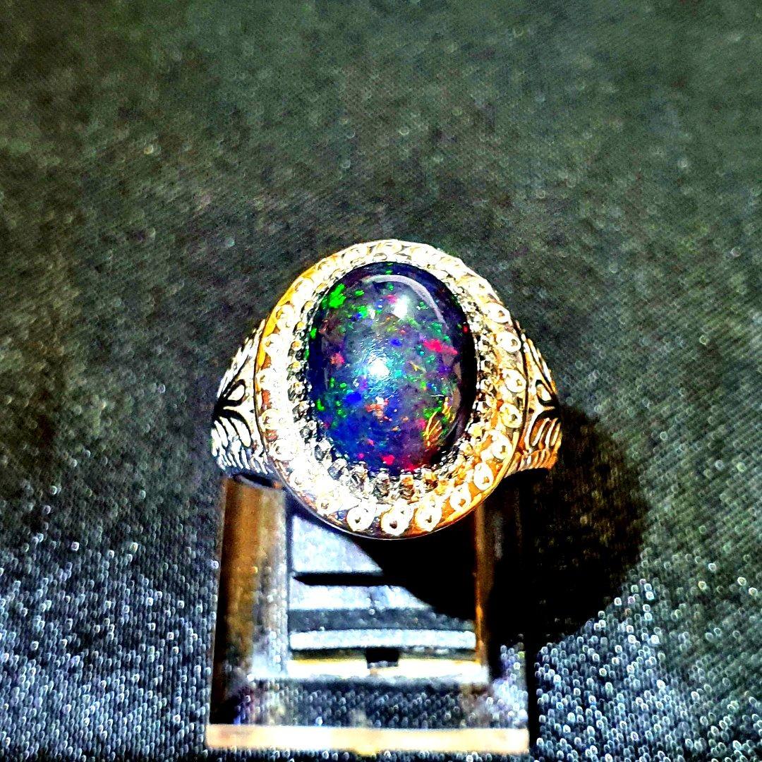 Rare black opal outlet