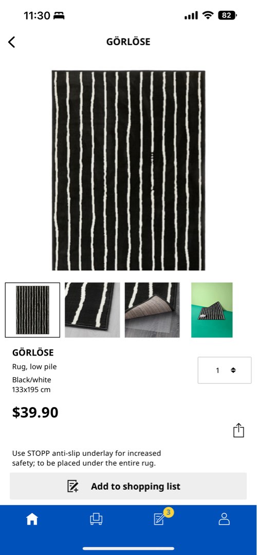 IKEA brand new carpet, Furniture & Home Living, Home Decor, Carpets