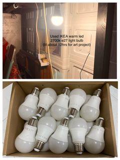 IKEA e27 light bulb warm led 2700k 10w