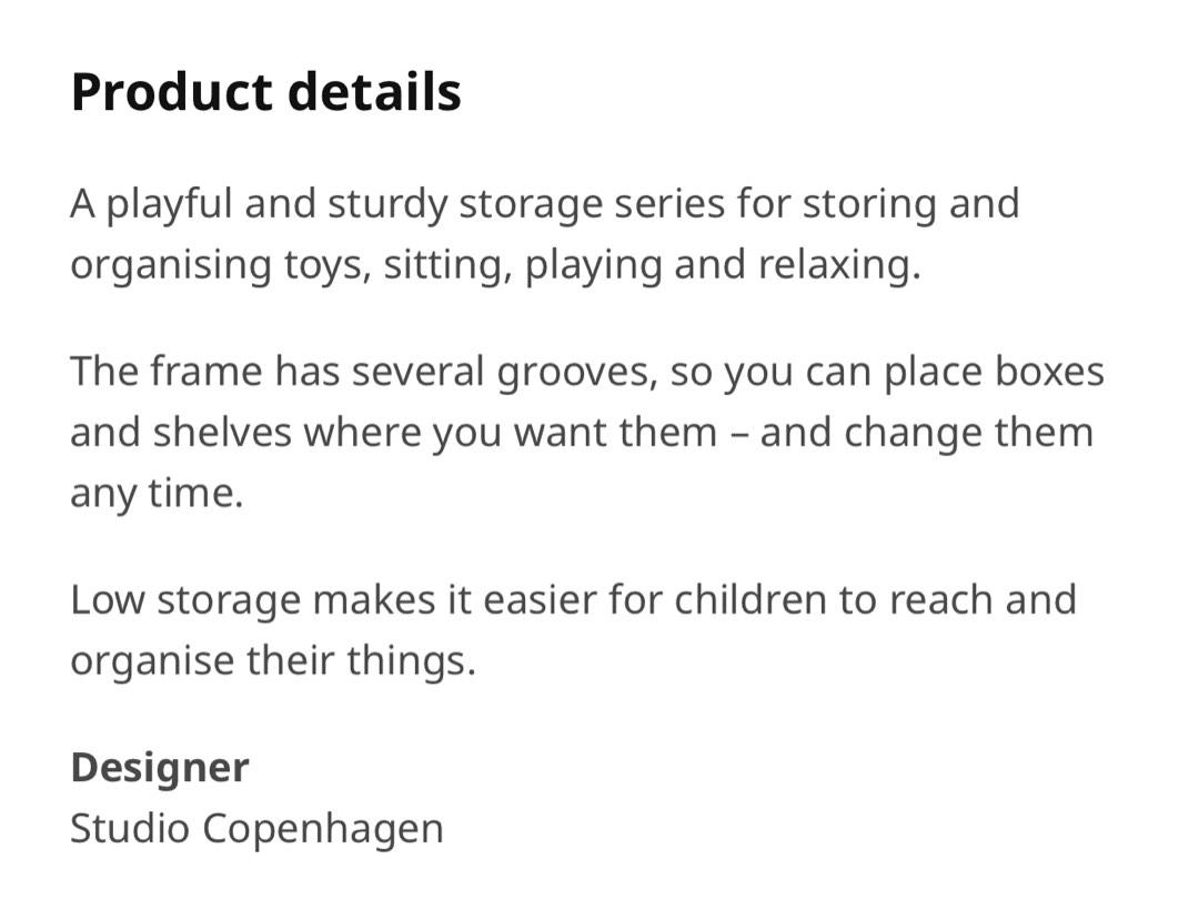 Ikea Trofast Storage White, Furniture & Home Living, Furniture, Shelves