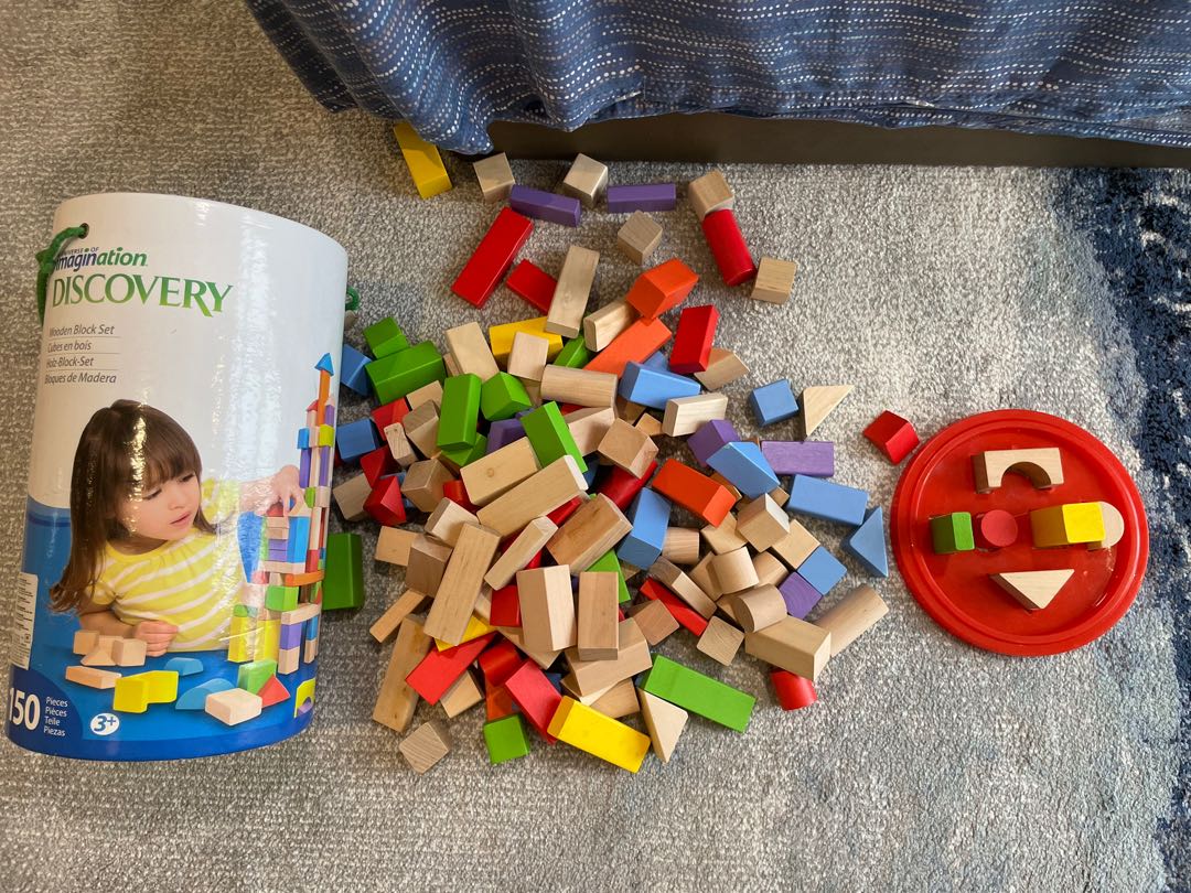 Imagination Discovery Wooden Block Set, Babies & Kids, Infant Playtime