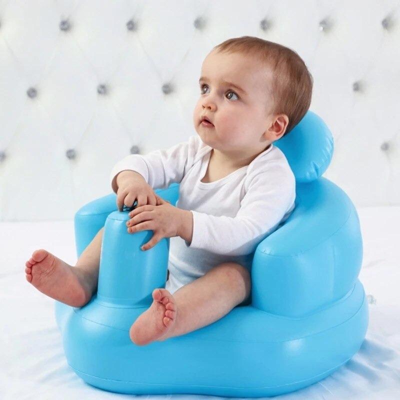 Inflatable Baby Sofa Learn Training Seat Baby Seat Bath Dining