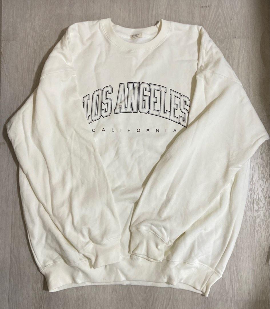 Brandy melville white sweatshirt top