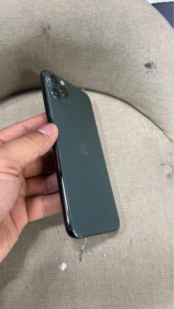 クリアランス超高品質 【ほぼ新品】香港版 512GB A2217 Pro iPhone11 今年の新作から定番まで! iPhone11pro 香港版 ミッドナイトグリーン A2217 SIMフリー スマートフォン本体