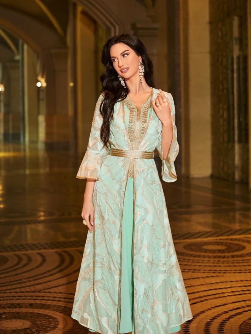 Chiffon cheap belted dress