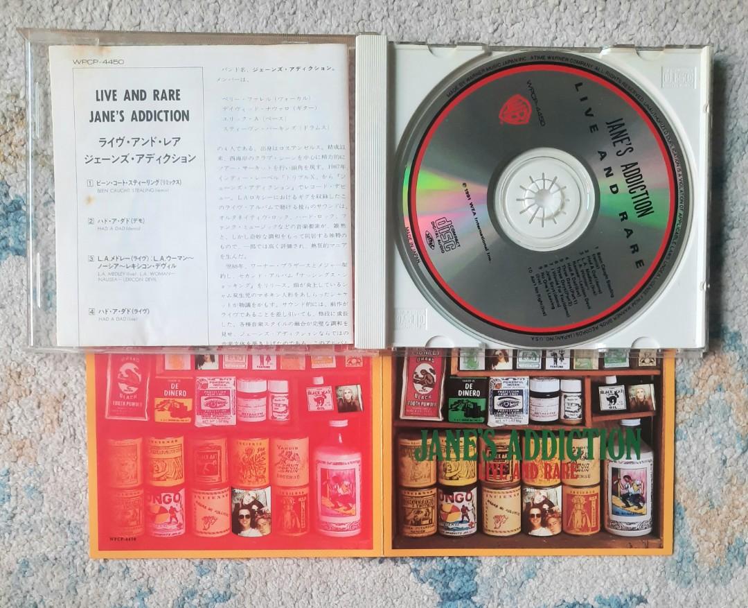 Jane Read Cd Jane's Addiction - Live And Rare CD, Hobbies & Toys, Music & Media, CDs ...