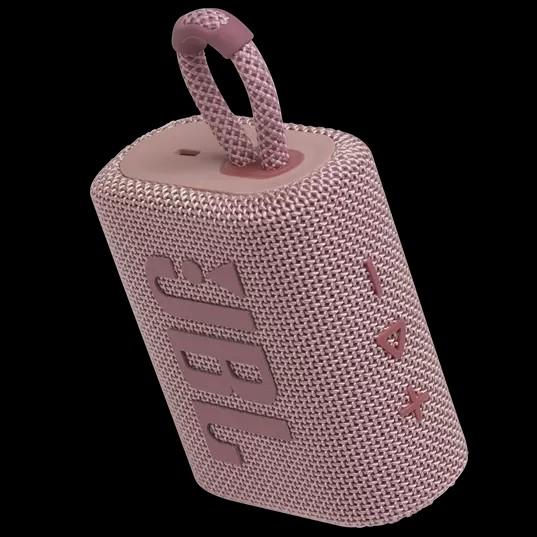 Original JBL Harman GO3 Portable Bluetooth Waterproof Speaker in Pink (Like  new /Complete Inclusions) with Rubber Case, Audio, Soundbars, Speakers &  Amplifiers on Carousell