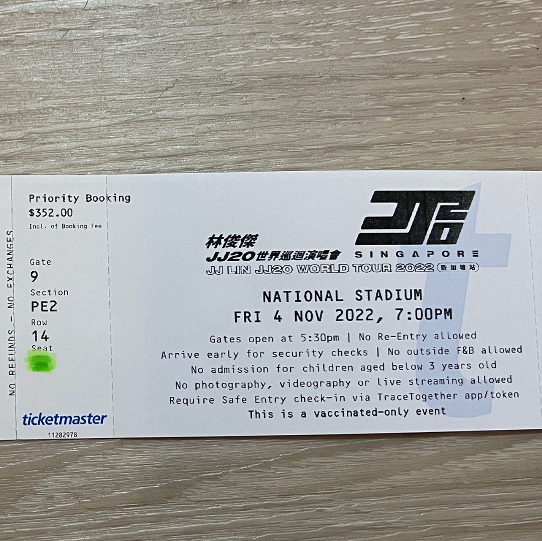 JJ Lin World tour, Tickets & Vouchers, Event Tickets on Carousell