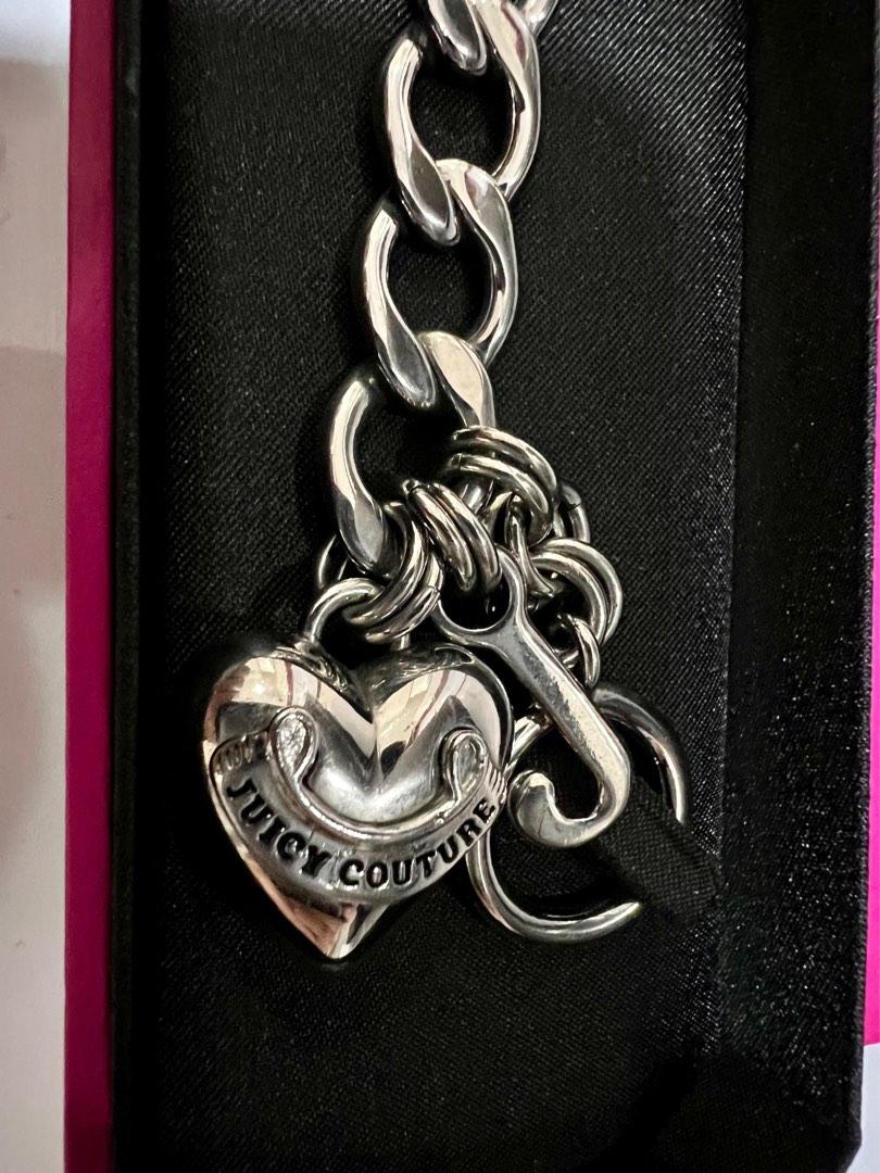 Juicy Couture Silver Starter Charm Bracelet