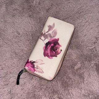 Kate Spade Pink Floral Long Purse