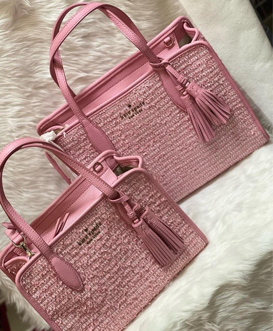Rowe summer tweed 2025 medium top zip satchel