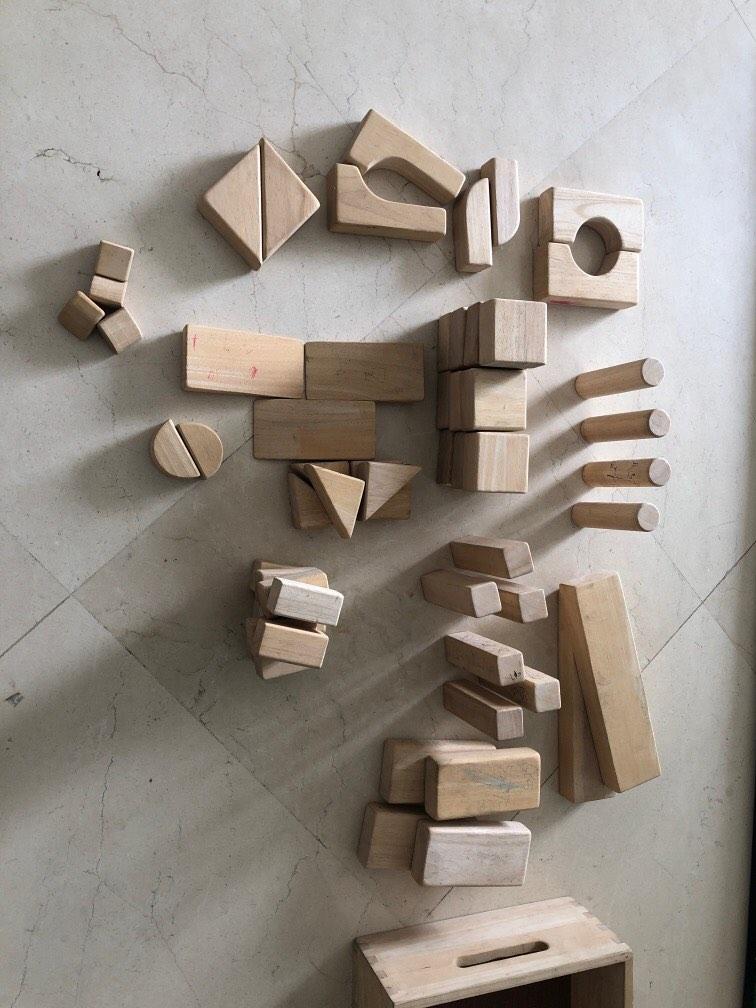 Kidkraft 60 piece wooden block top set