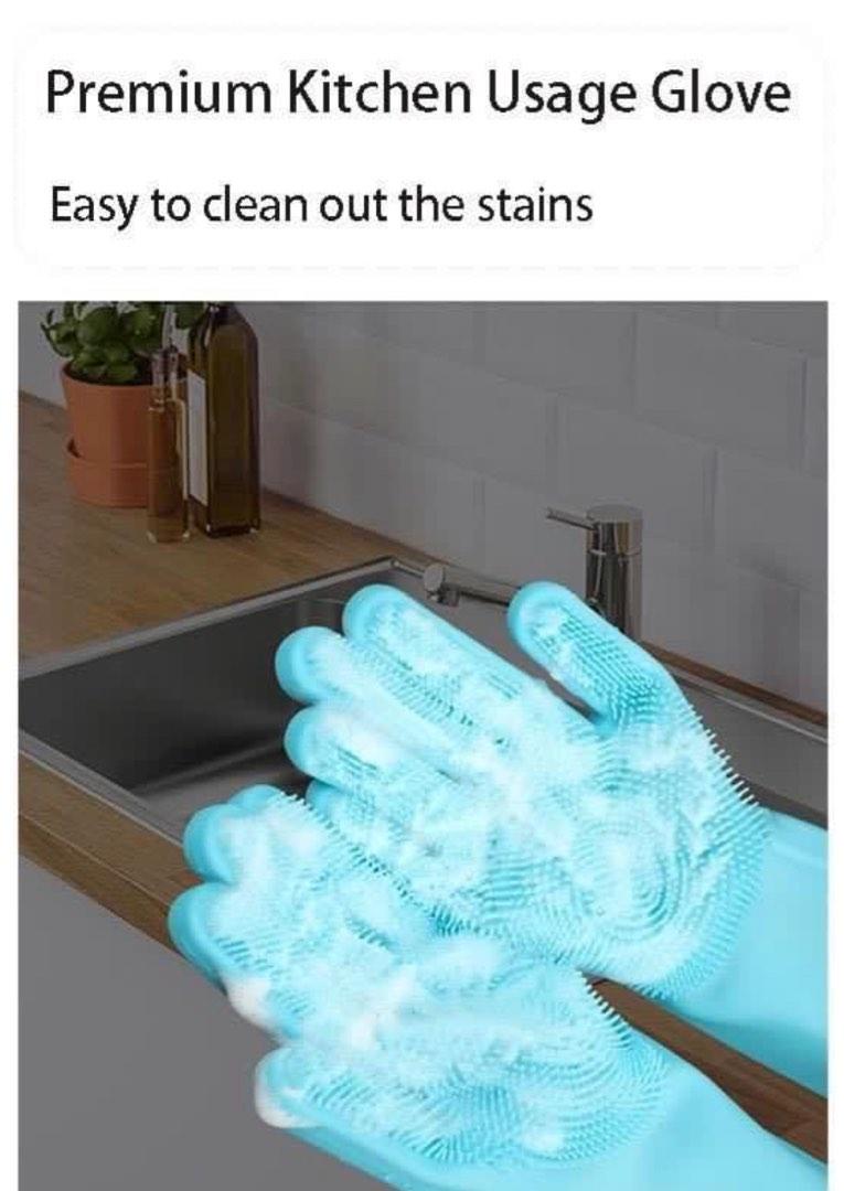 Kitchen Rubber gloves, Furniture & Home Living, Cleaning & Homecare