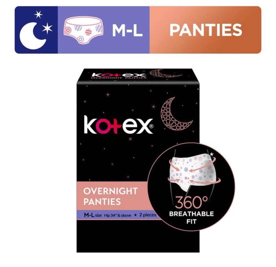 Kotex overnight panties, Babies & Kids, Maternity Care on Carousell