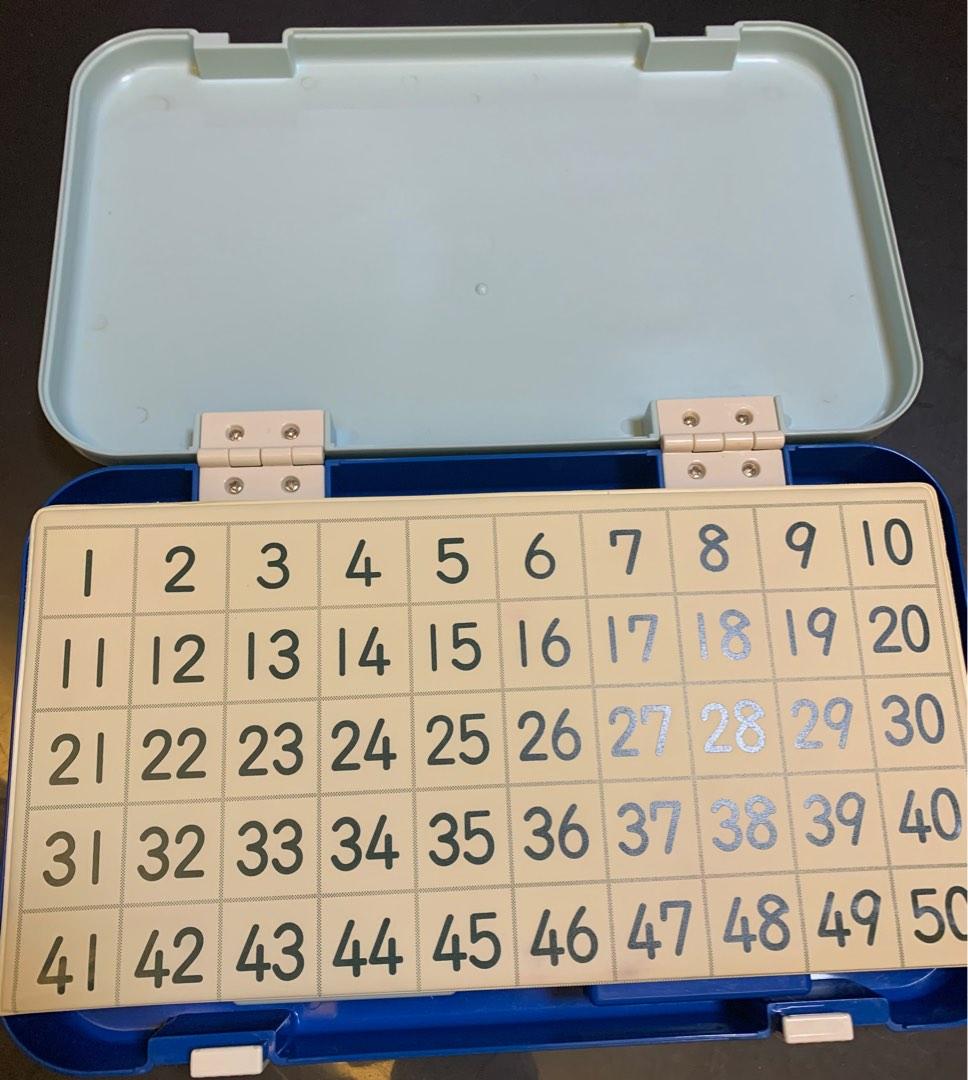 KUMON Number Board 1100 公文式磁石數盤, 興趣及遊戲, 手作＆自家設計, 文具 Carousell