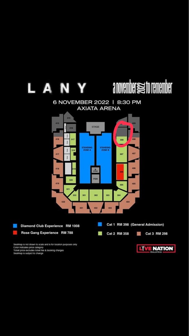 Lany Concert Tickets x4, Tickets & Vouchers, Event Tickets on Carousell