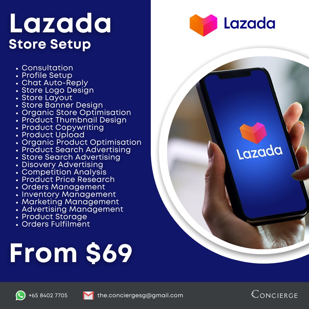 Lazada Store Setup, Development & Management, Business Services ...
