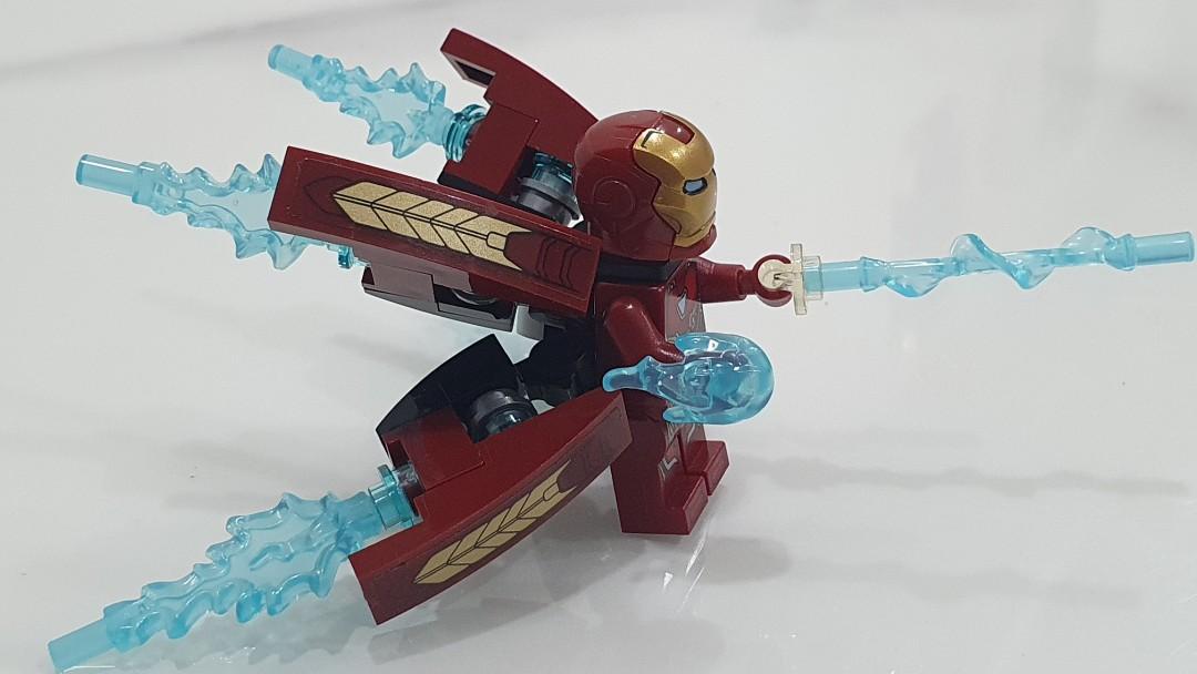 Lego iron man best sale 76107