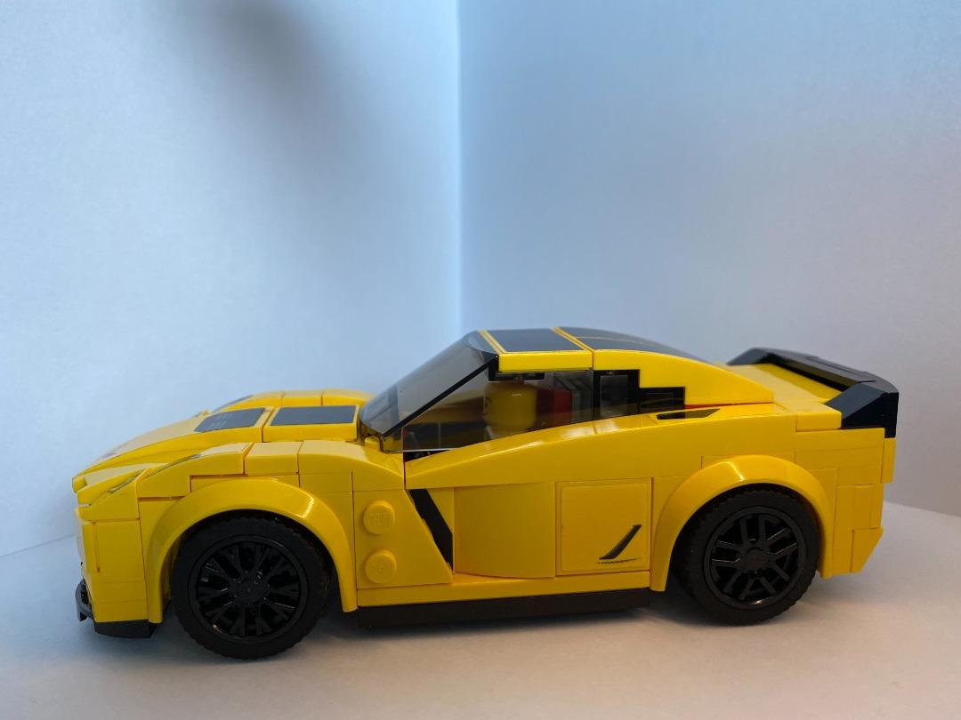 Lego Yellow Car, Hobbies & Toys, Toys & Games on Carousell