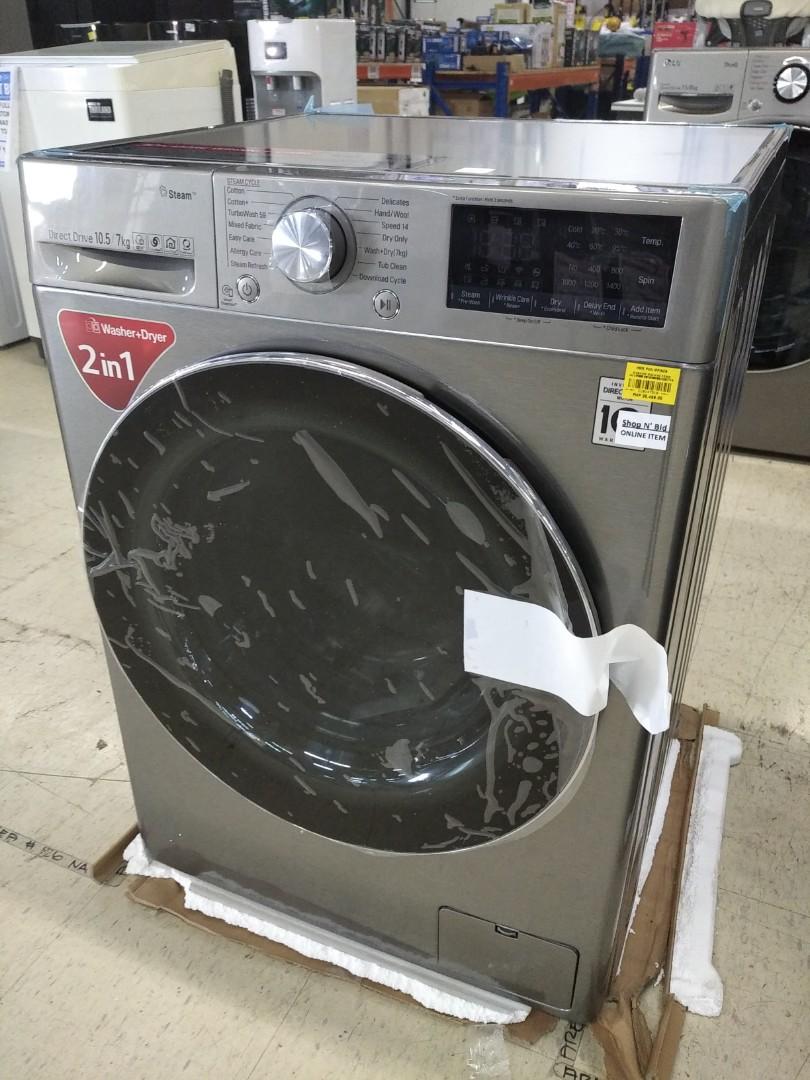 LG 2in1 Inverter 10.5/7Kg Washing Machine, TV & Home Appliances