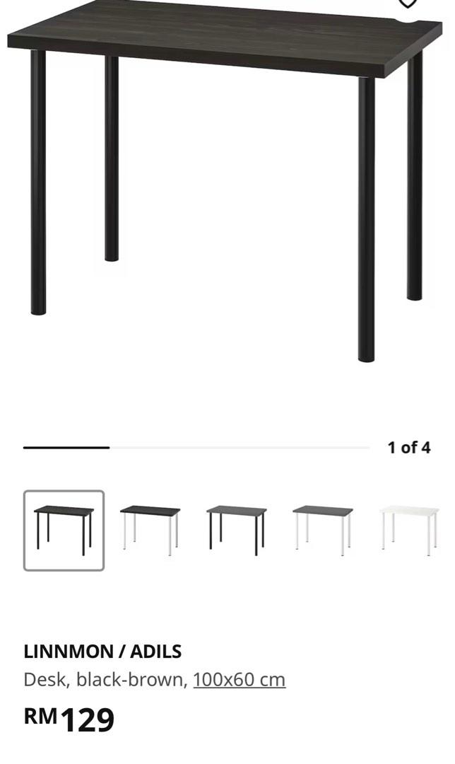 Linnmon IKEA Study Table, Furniture & Home Living, Furniture, Tables
