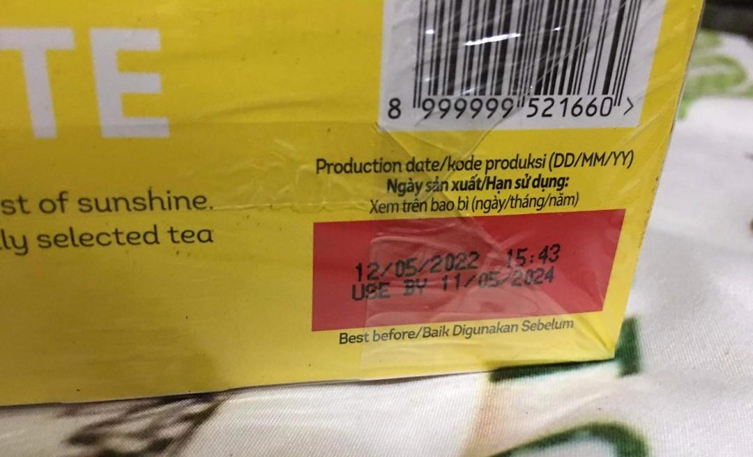 Lipton Yellow Label Black Tea 100 Tea Bags x 2g (200g), Food ...