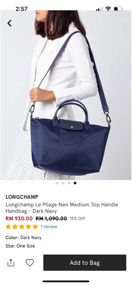 Longchamp Le Pliage Neo Medium Top Handle, Luxury, Bags & Wallets on  Carousell