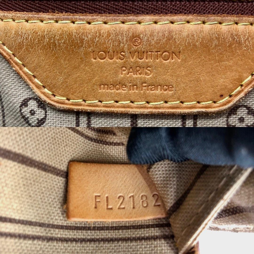 Authentic Louis Vuitton Neverfull GM Monogram M40157 Leather Corner Repair  LD723