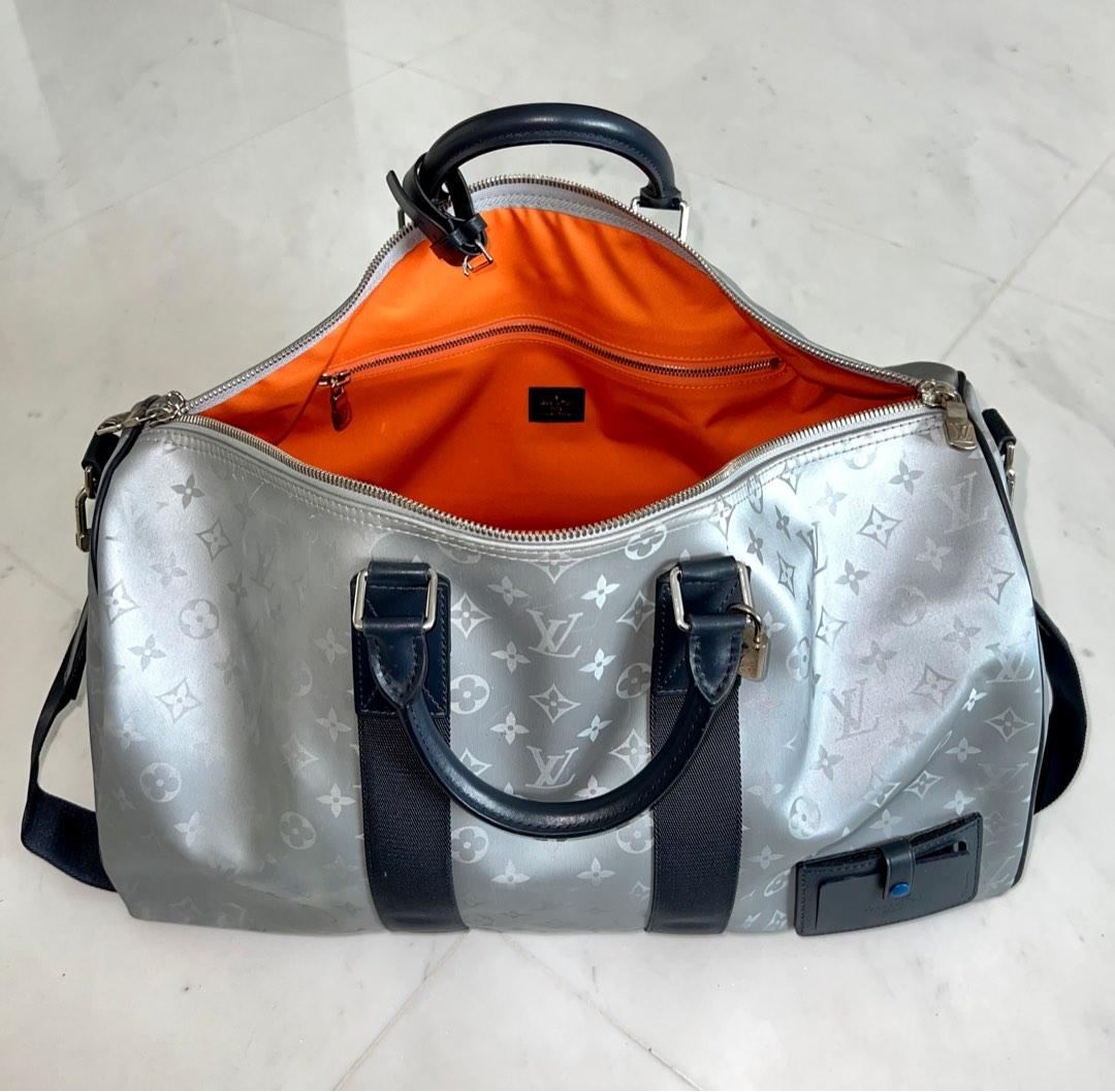 Louis Vuitton Monogram Satellite Bandouliere Keepall 50 Duffel Bag
