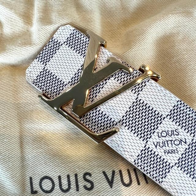Louis Vuitton Initiales 40 Mm Damier Azur Belt Size 85 (S / 6 Us)