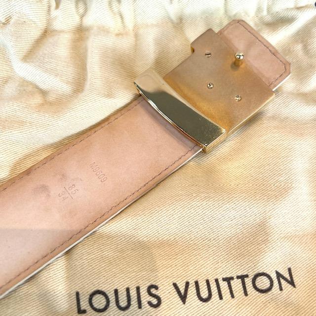 Louis Vuitton Damier Azur initiales belt