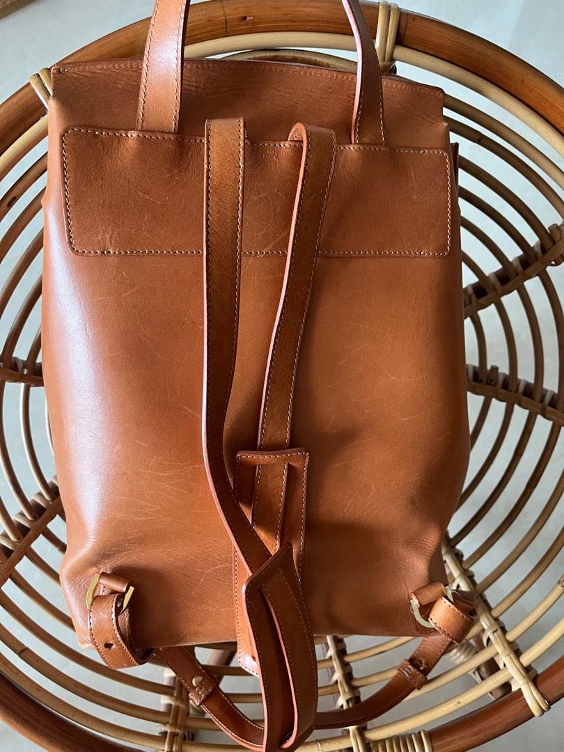 Mansur gavriel leather backpack 2025