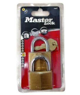 Master Lock 2pcs. Keyed-Alike Solid Brass Body Padlock 40mm Model: 140T (Category: Locks, Doors & Gates) located in Manila. Submitted by yaleph (Listing ID 1188648620, Image 1). Description: ● Authentic Master Lock Solid Brass Padlock ● Model: 140T ● Number of Pieces Order: 2 pcs. ● Size: 40mm ● 1-9/16in (40mm) Wide solid brass body padlock ● Hardened steel shackle for extra cut resistance ● 4-pin cylinder helps prevent picking ● Keyed alike - sa
