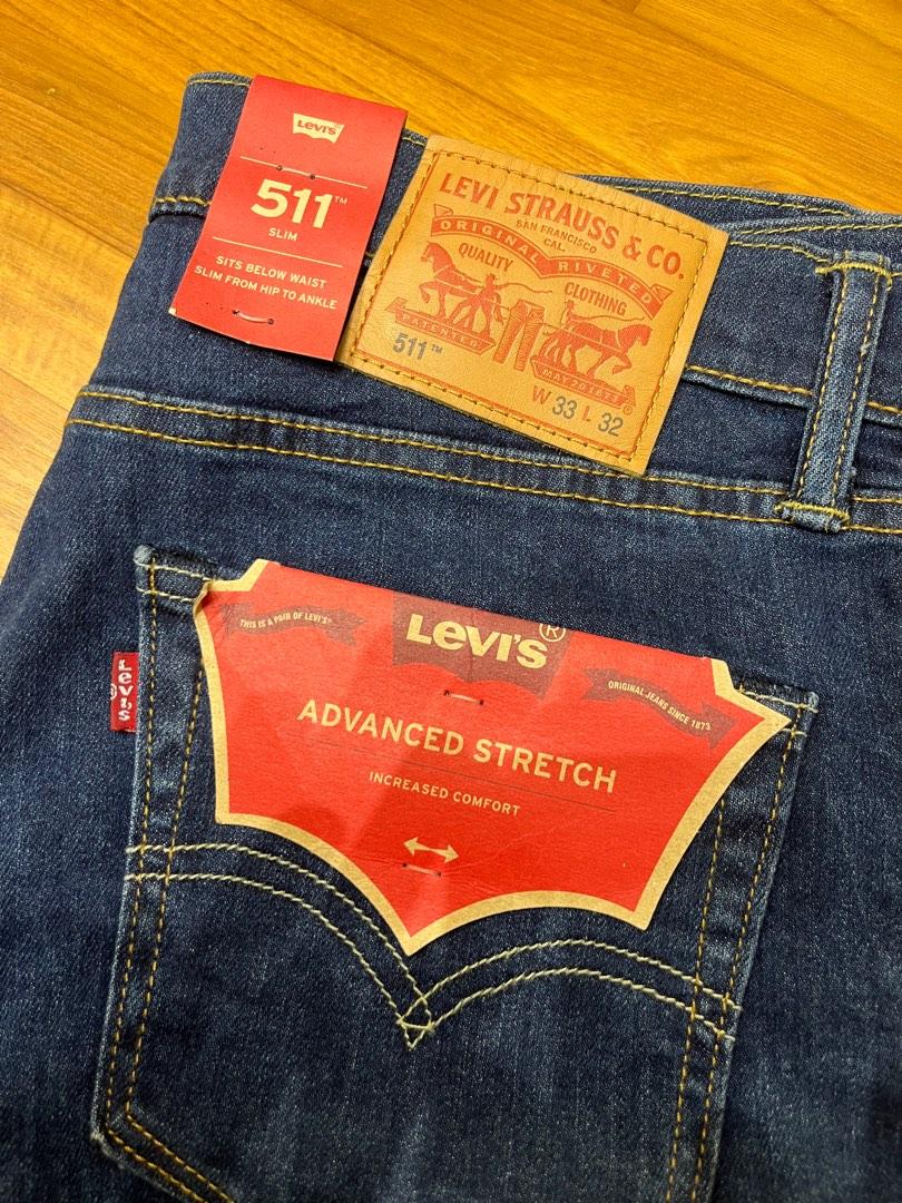 Men Levi's 511 Advanced Stretch W33 L32, Men's Fashion, Bottoms, Jeans on  Carousell