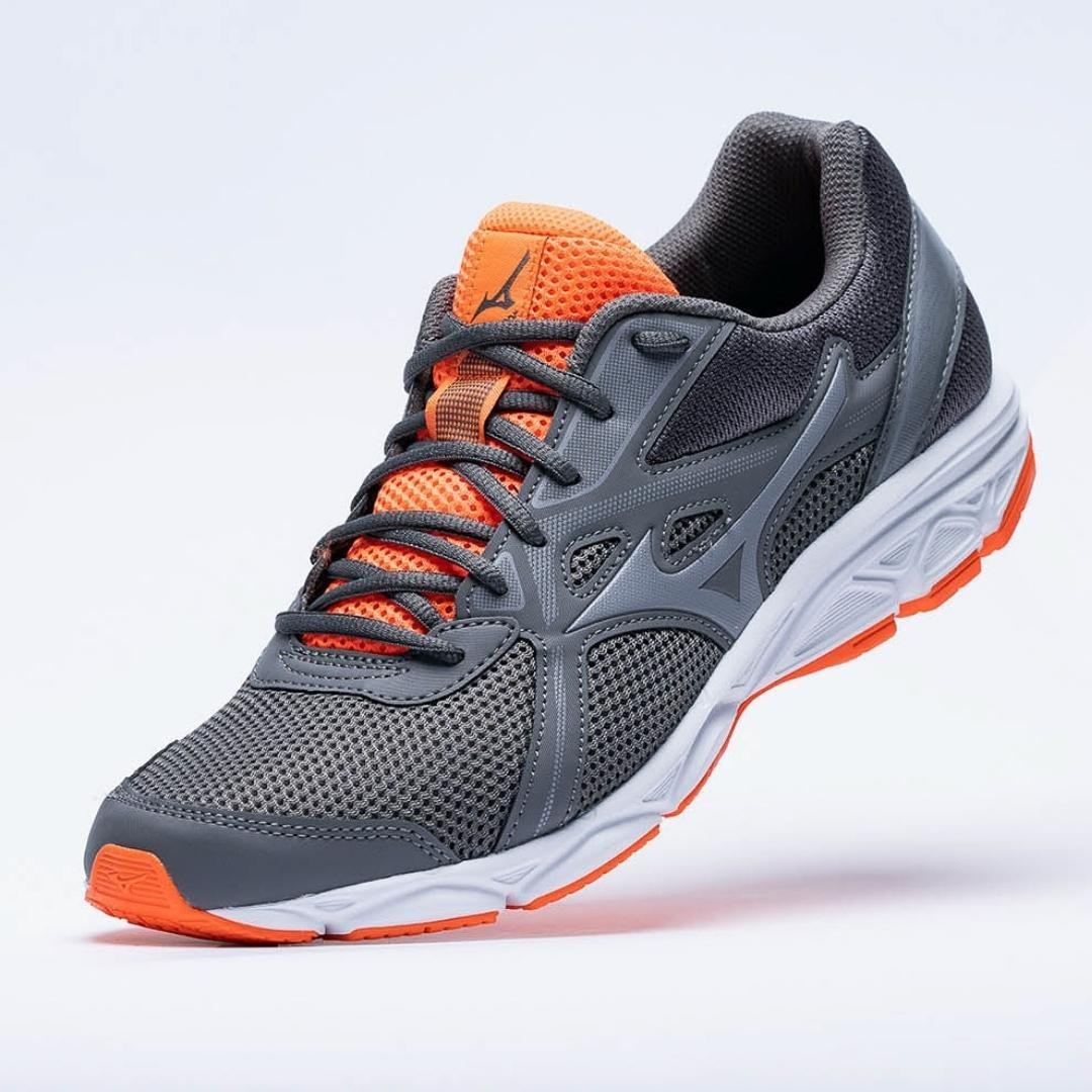 Mizuno Spark 5 Men s Running Shoes Grey Orange US10 UK9