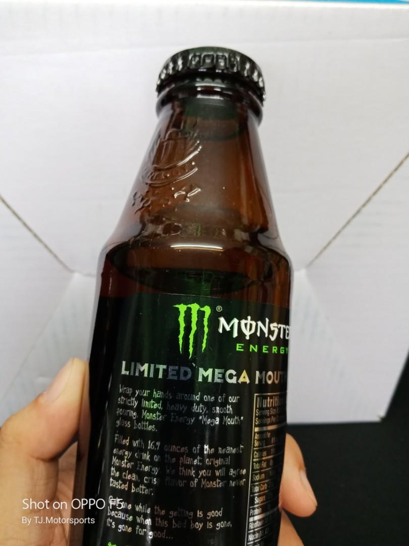 Monster Energy Glass Bottle USA 500ml For Collector, Food & Drinks