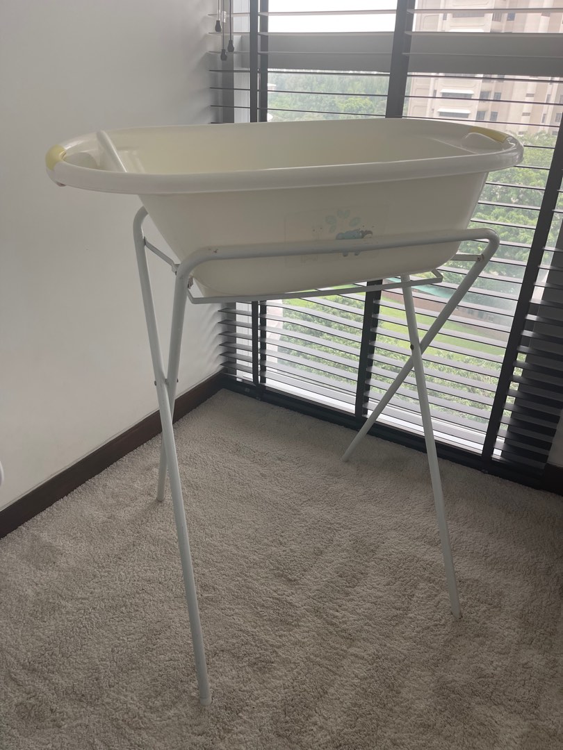 Mothercare Baby bathtub and stand, Babies & Kids, Bathing & Changing