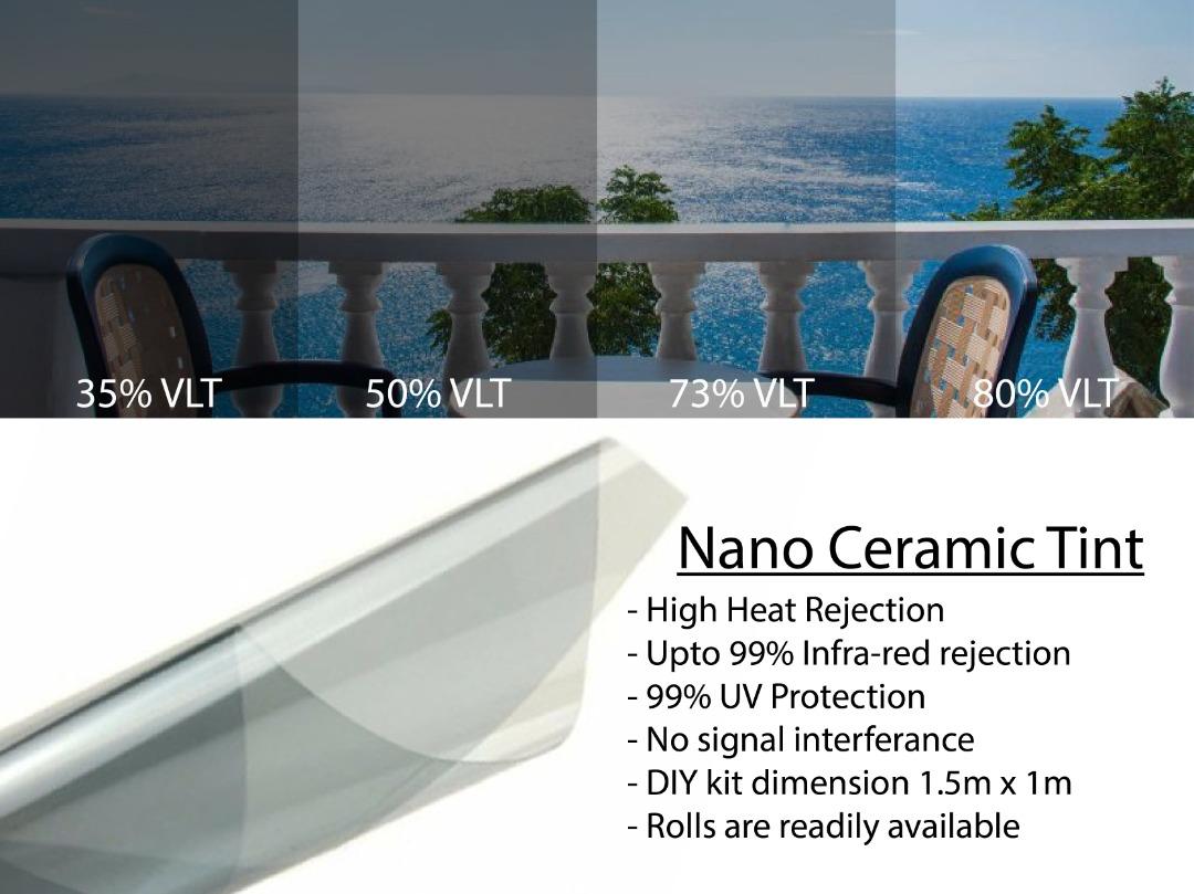 Nano Ceramic Window Tint/ Home Solar Film/ UV Protection/ DIY kit
